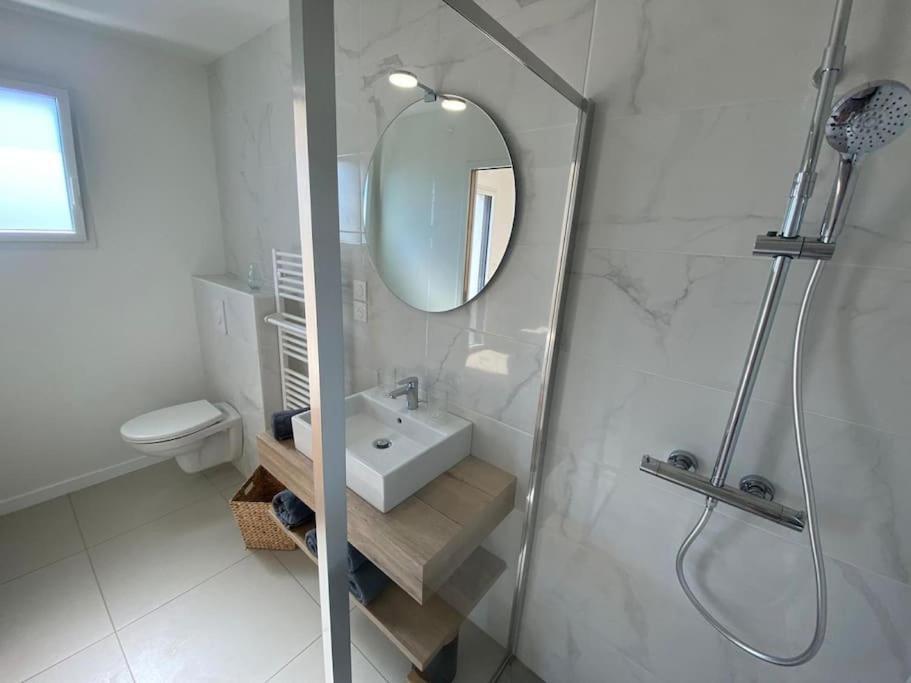Villa Neuve Pour 6 Personnes Avec Spa Carantec Dış mekan fotoğraf