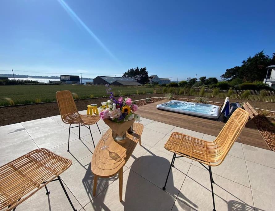 Villa Neuve Pour 6 Personnes Avec Spa Carantec Dış mekan fotoğraf
